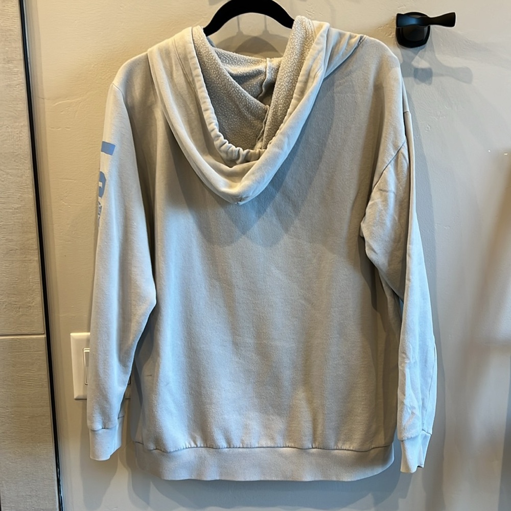 Very pale blue-gray Pink hoodie size M - Picture 4 of 6
